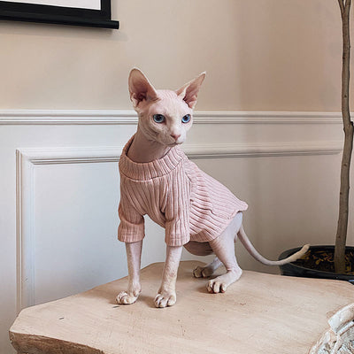 Ropa Minimalista de Algodón Puro Elástico para Gatos sin Pelo - Image 5