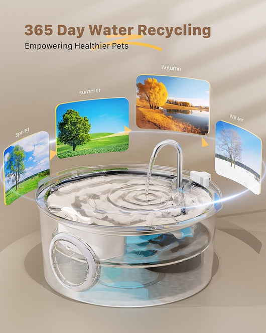 Dispensador Automático de Agua con Calefacción para Mascotas - 7L Acero Inoxidable - Image 22