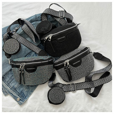 Bolso Bandolera Cuadrado Compacto de Gran Capacidad - Image 16