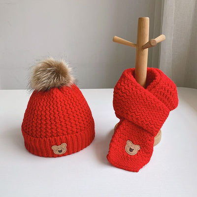 Conjunto Infantil Gorro y Bufanda Térmica con Forro de Terciopelo - Image 6