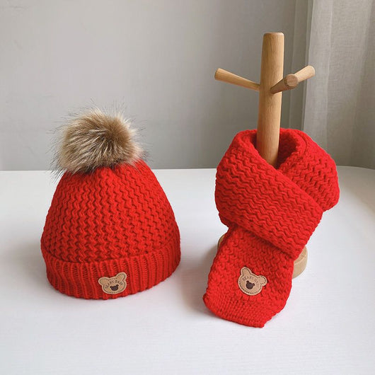 Conjunto Infantil Gorro y Bufanda Térmica con Forro de Terciopelo - Image 6