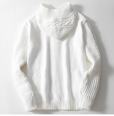 Cardigan Tejido Trenzado para Hombre - Estilo Europeo y Americano - Image 14