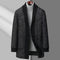 Men's Luxury Down Jacket - Mid-Length Winter Cut