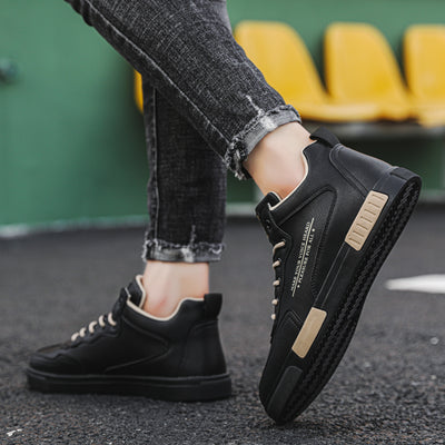Zapatillas Deportivas High-Top de Cuero Premium Multiuso - Image 13