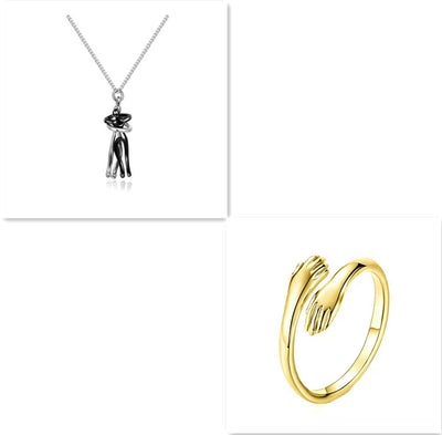 Collar Abrazo de Amor - Joyería Unisex para Parejas - Image 11