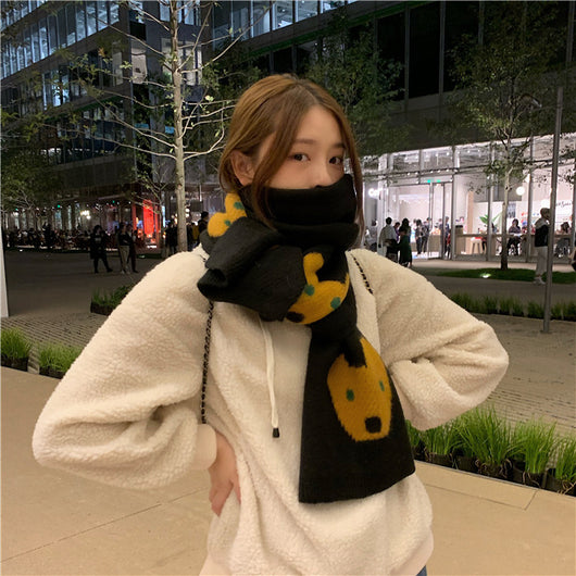 Bufanda Oso Kawaii Japonés para Mujer - Suave, Cálida y Versátil - Image 30