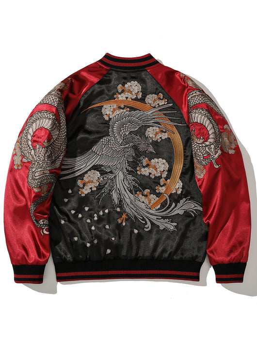 Chaqueta Suelta Estilo Chino con Bordado en Poliéster para Hombre - Image 7