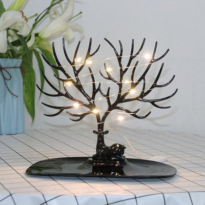 Organizador de Joyas con Soporte Decorativo Árbol - Estuches y Exhibidor para Anillos, Collares y Pulseras - Image 11