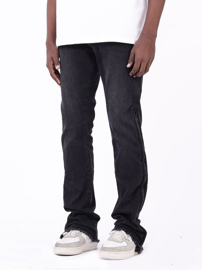 Jeans Rectos con Cierre Lateral y Orilla Sin Rematar - Image 10