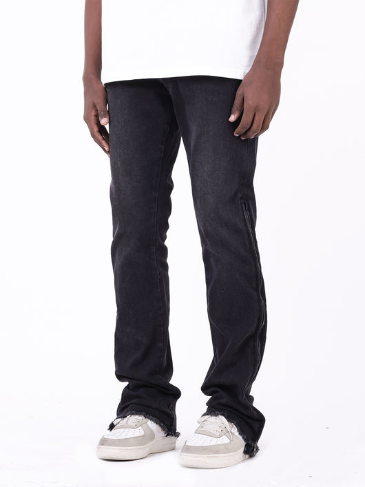 Jeans Rectos con Cierre Lateral y Orilla Sin Rematar - Image 10