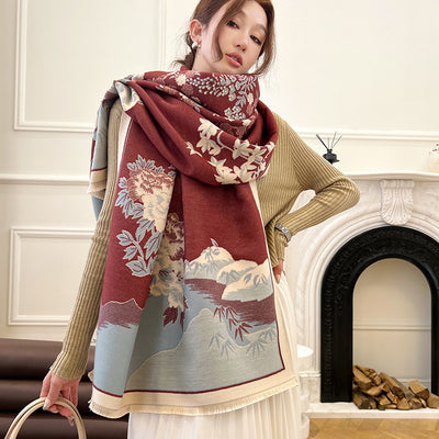 Chalina Estampada de Cashmere Artificial - Perfecto para Aire Acondicionado - Image 24