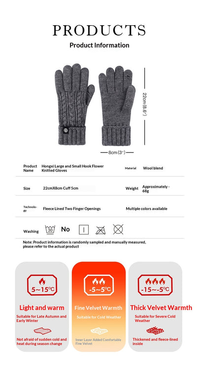 Guantes Tejidos para Ciclismo de Invierno - Image 13