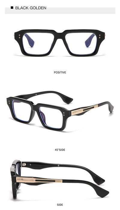 Gafas de Marco Cuadrado Beige Estilo Europeo - Reloj de Tendencia Chic - Image 30