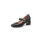 Zapatos Mary Jane Retro de Tacón Medio - Tallas Pequeñas 31-32