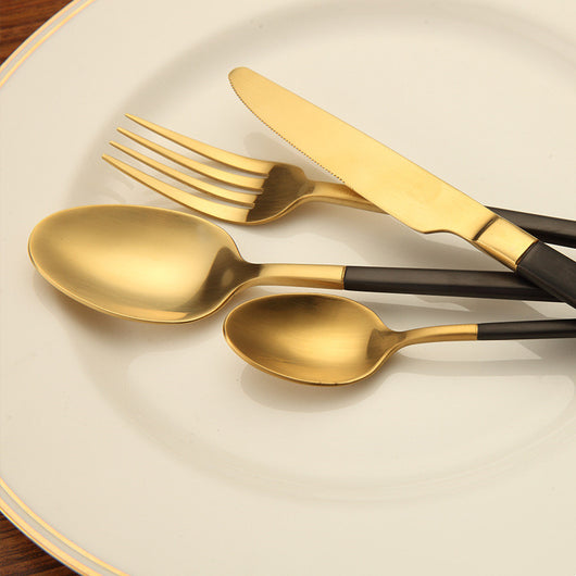 Juego de Cubiertos Elegantes para Restaurante - Cuchillo, Tenedor y Cucharas - Image 9
