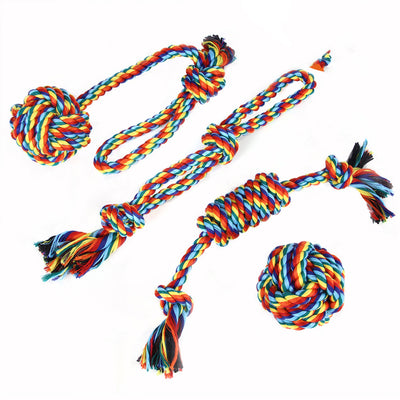 Set de Juguetes de Cuerda Resistente a Mordidas para Perros - Image 3
