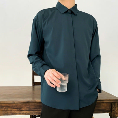 Camisa Manga Larga Audaz para Hombre - Estilo Moderno y Salvaje - Image 3