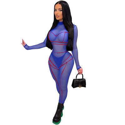 Jumpsuit de Malla Transparente para Discoteca - Image 7