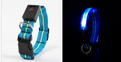 Collar Inteligente para Mascotas con Fibra Óptica, Impermeable y Carga Magnética - Image 23