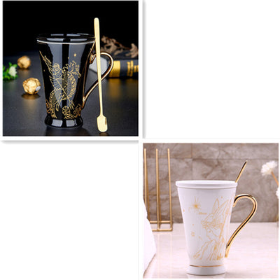 Taza de Cerámica Mitología Griega con Tapa y Cuchara - Image 8