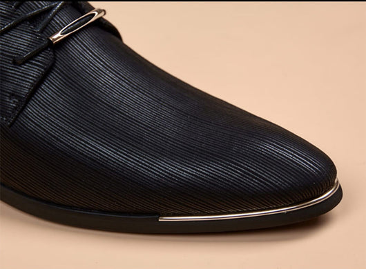 Zapatos de Cuero Formales con Punta Puntiaguda - Estilo Británico Ejecutivo - Image 10