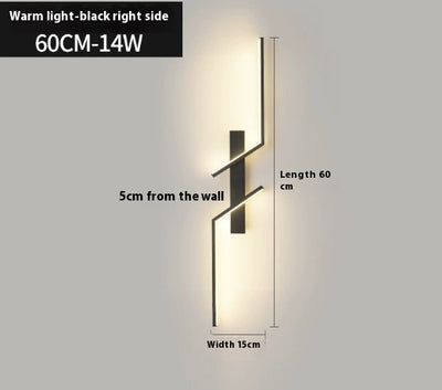 Lámpara de Pared Minimalista Lineal - Image 18