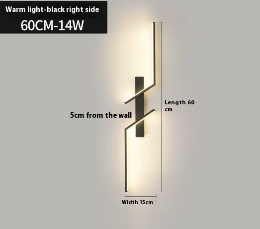 Lámpara de Pared Minimalista Lineal - Image 18