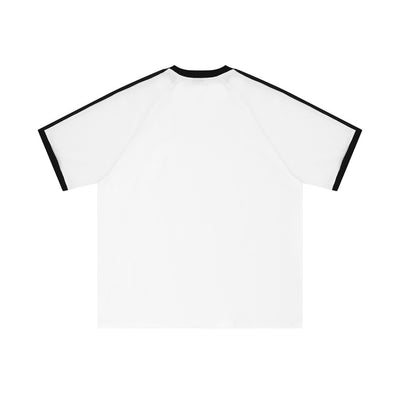 Playera Raglan a Rayas para Hombre - Estilo Urbano Minimalista - Image 6