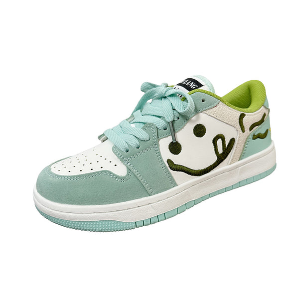 Zapatillas de Skate Deportivas para Parejas Verde Menta