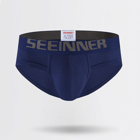 Bóxer Hombre Algodón Transpirable Levantador Cintura Baja Color Liso
