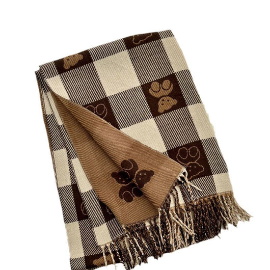 Bufanda de Faux Cashmira Cálida y Versátil para Mujer - Otoño e Invierno - Image 2