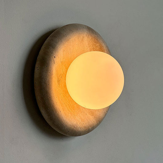 Lámpara de Pared Jade Natural Entrada Lujo Francés