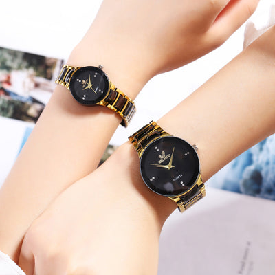 Reloj Casual para Mujer con Cristales y Pulsera de Acero - Image 6