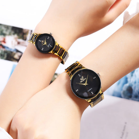 Reloj Casual para Mujer con Cristales y Pulsera de Acero - Image 6