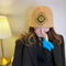 Gorro Tejido Retro para Mujer Otoño e Invierno