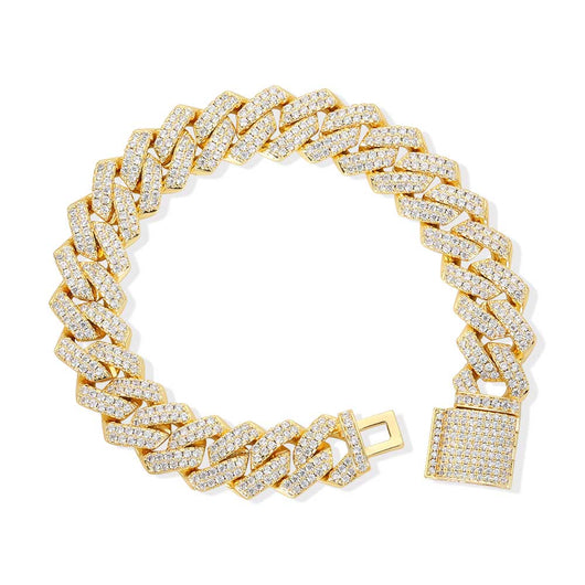 Pulsera Hip Hop Doble Fila 14mm - Estilo Urbano Premium - Image 52