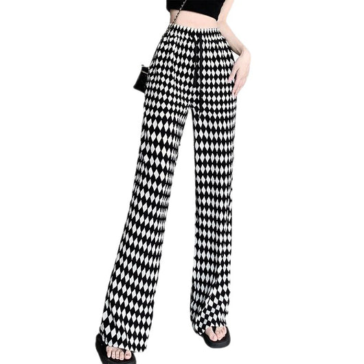 Pantalón Plisado Cintura Alta Efecto Adelgazante Pierna Ancha Tendencia - Image 10
