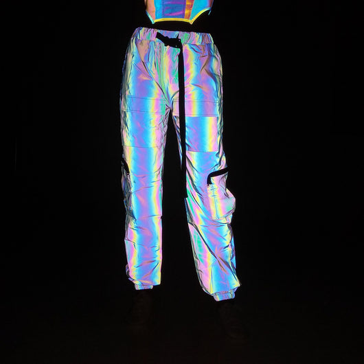 Overol Reflectante Colorido Talla Grande para Mujer - Image 20