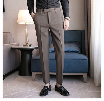 Pantalones de Vestir Clásicos Británicos para Hombre - Image 22