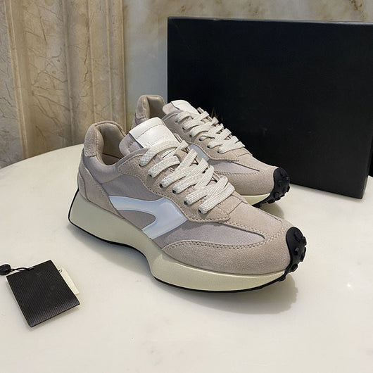 Tenis Casuales para Mujer con Plataforma, Punta Redonda y Cordones en Cuero