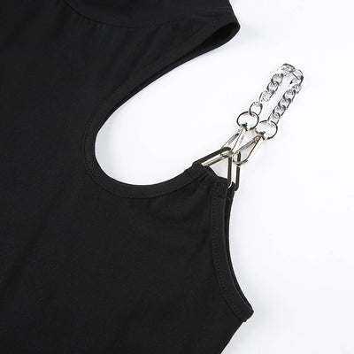 Blusa Ajustada Cuello Redondo Manga Asimétrica Corta - Image 10