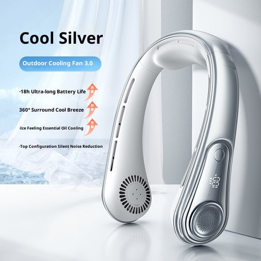 Ventilador Portátil Recargable USB para Cuello - Diseño Ergonómico Manos Libres - Image 6