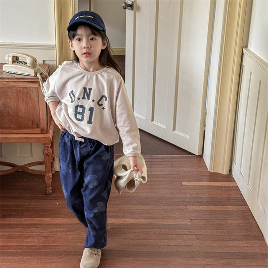 Pantalones Casuales de Algodón Lavado para Niños - Image 11