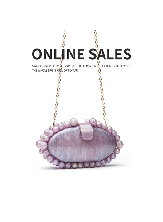 Bolso Minimalista de Perlas en Acrílico - Image 11