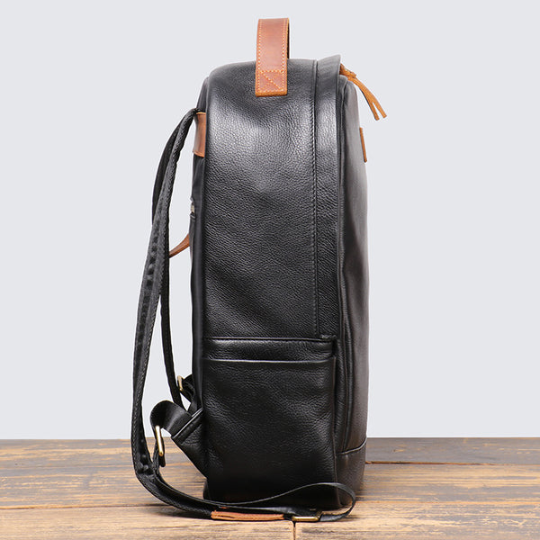 Mochila de Viaje Premium en Cuero Genuino Top Grain para Hombre