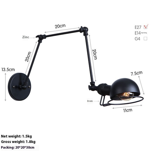 Lámpara LED de Pared Articulada para Estudio y Dormitorio - Image 28