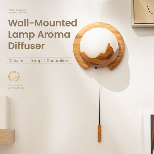 Difusor de Aroma Mural 150ml con Luz Nocturna, Humidificador Inteligente Silencioso y Control Remoto