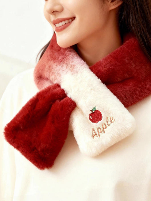 Bufanda Acogedora Roja para Otoño e Invierno - Image 10