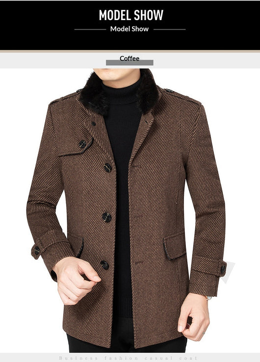 Abrigo de Lana Merino Otoño-Invierno Casual - Image 15