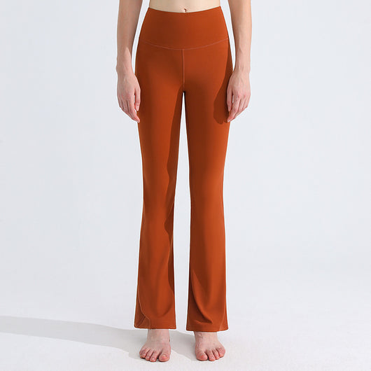 Pantalones Yoga Deportivos Antibacterianos Efecto Piel Desnuda con Campana - Image 18